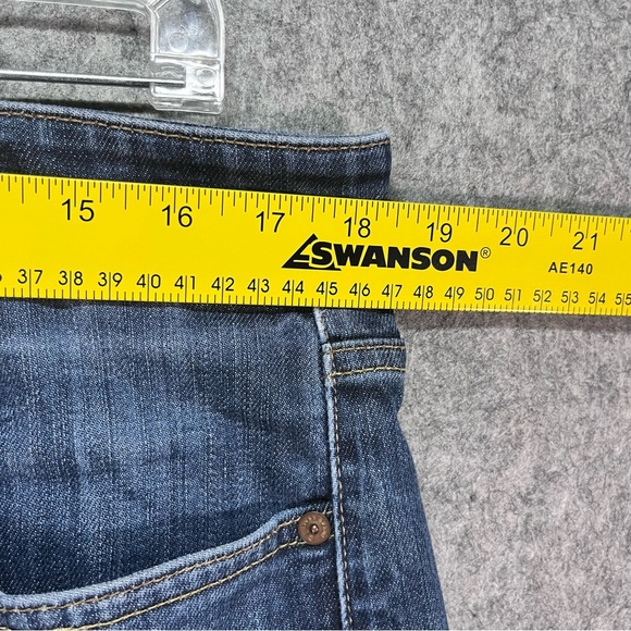 Lucky Brand Jeans Men's Size 36x30 Denim 121 Slim Leg Blue Jeans - Picture 5 of 7